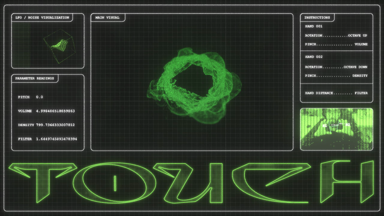 Final 'Touch' Project. An interactive audio-visualizer